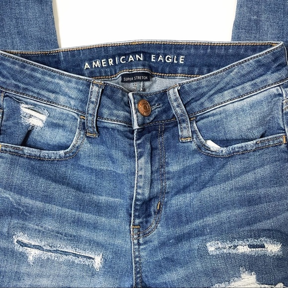 AMERICAN EAGLE Hi-Rise Jegging Crop Jeans - Picture 6 of 10